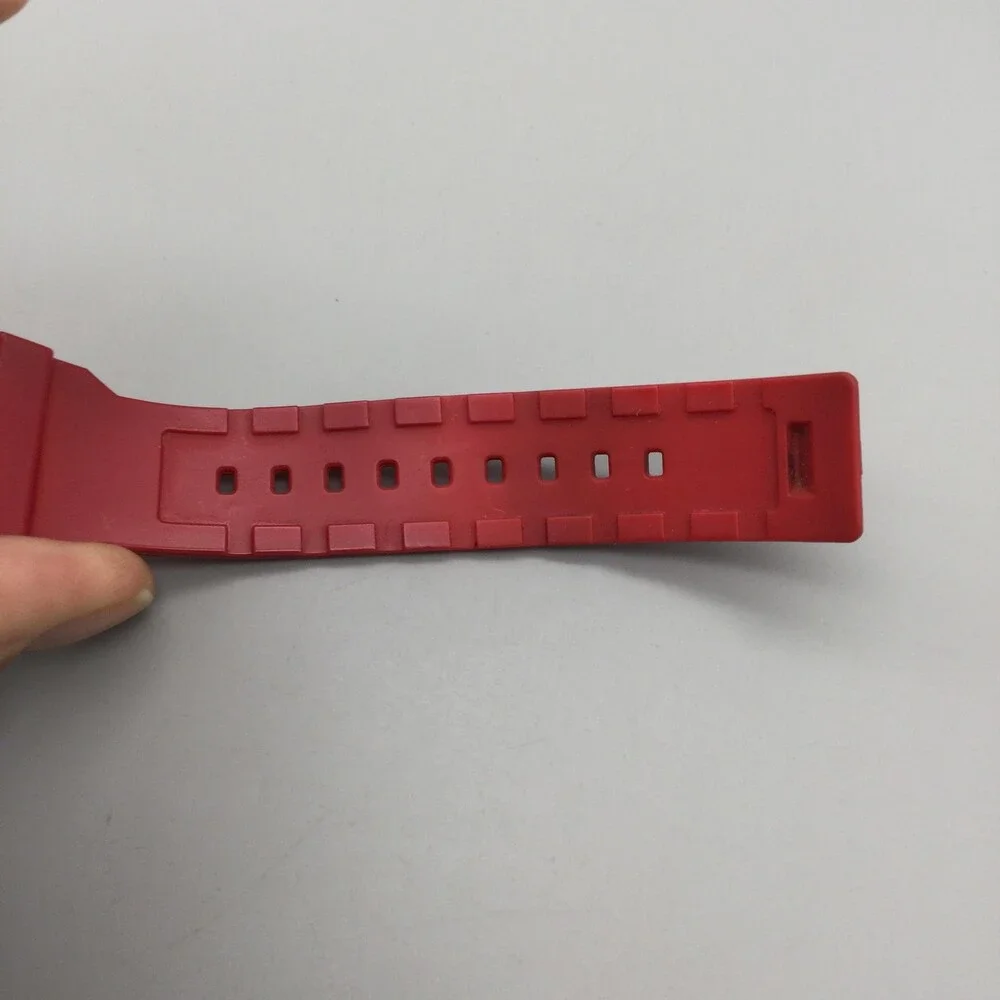 Armitron Pro Sport 40/8244 Mens Watch 48mm Red Black Digital 100M New Battery